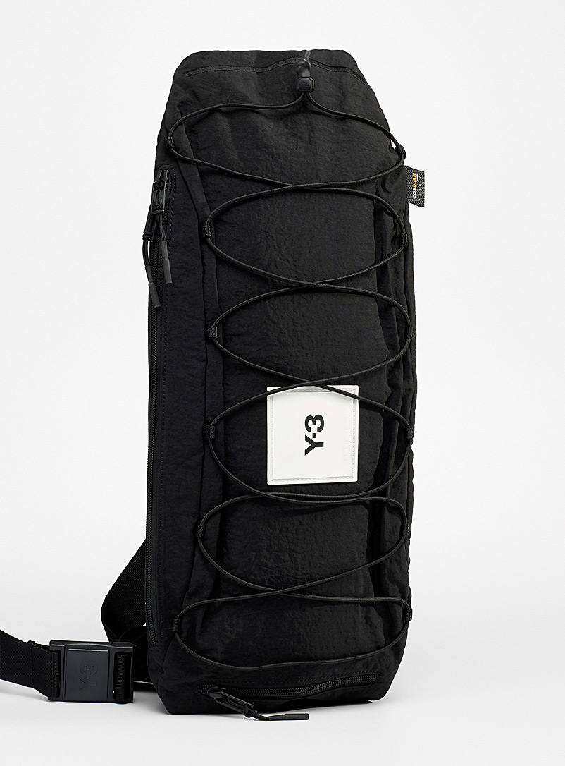 Y-3 Adidas: Le sac bandoulière noir Noir pour homme