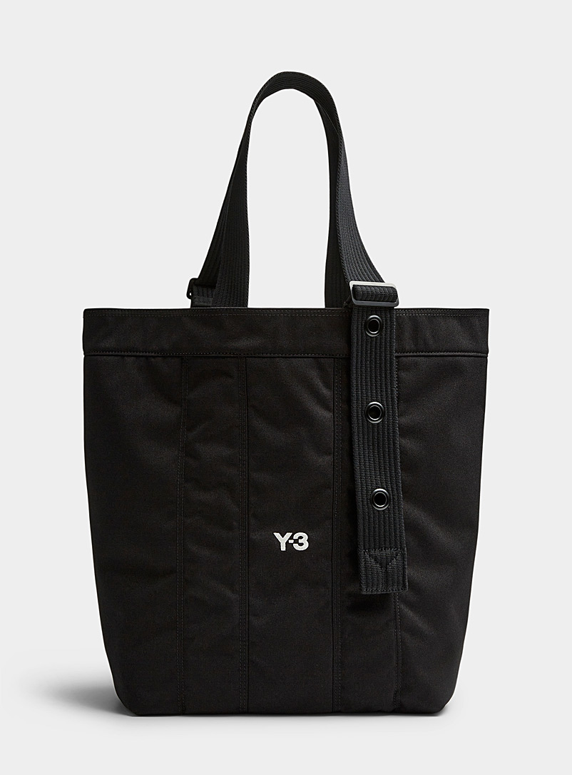 Y-3 Black Y-3 tote bag for men