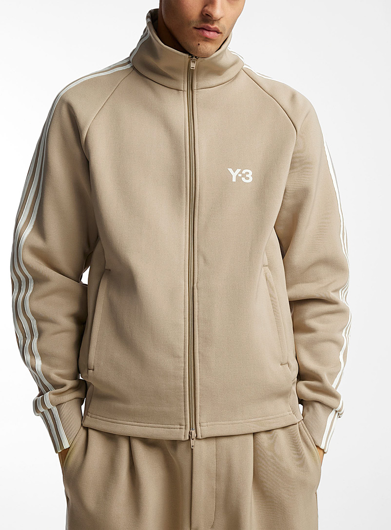 Y-3 Khaki/Sage/Olive Twill track jacket for men