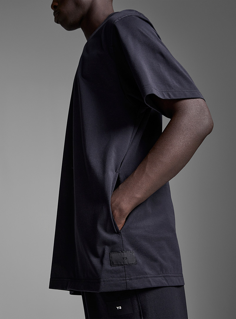 Y-3: Le t-shirt ample Premium noir Noir pour homme