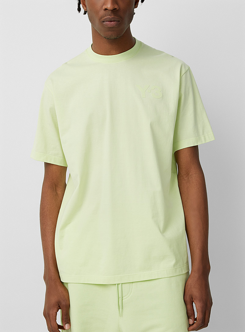 Y-3 Adidas Kelly Green Acid green Classic T-shirt for men