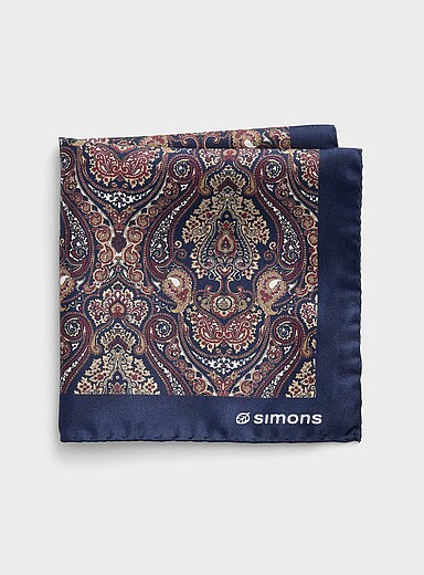 La pochette paisley opulent