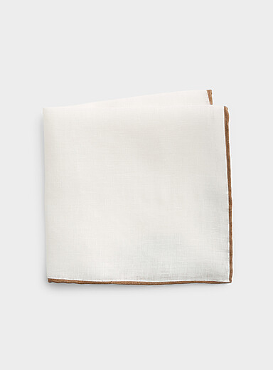 La pochette pur lin lis&eacute;r&eacute; <b>Collection exclusive d'Italie</b>