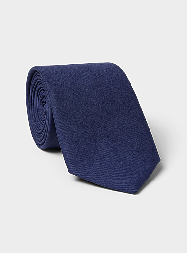 La cravate pure laine unie <b>Collection exclusive d'Italie</b>