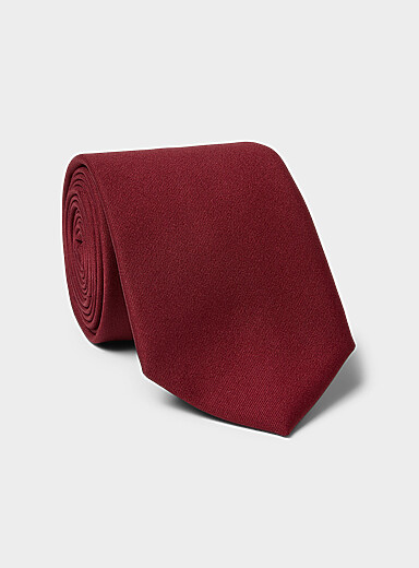 La cravate pure laine unie <b>Collection exclusive d'Italie</b>