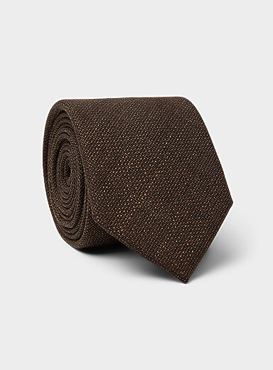 Textured pure wool tie <b>Exclusive collection from Italy</b>