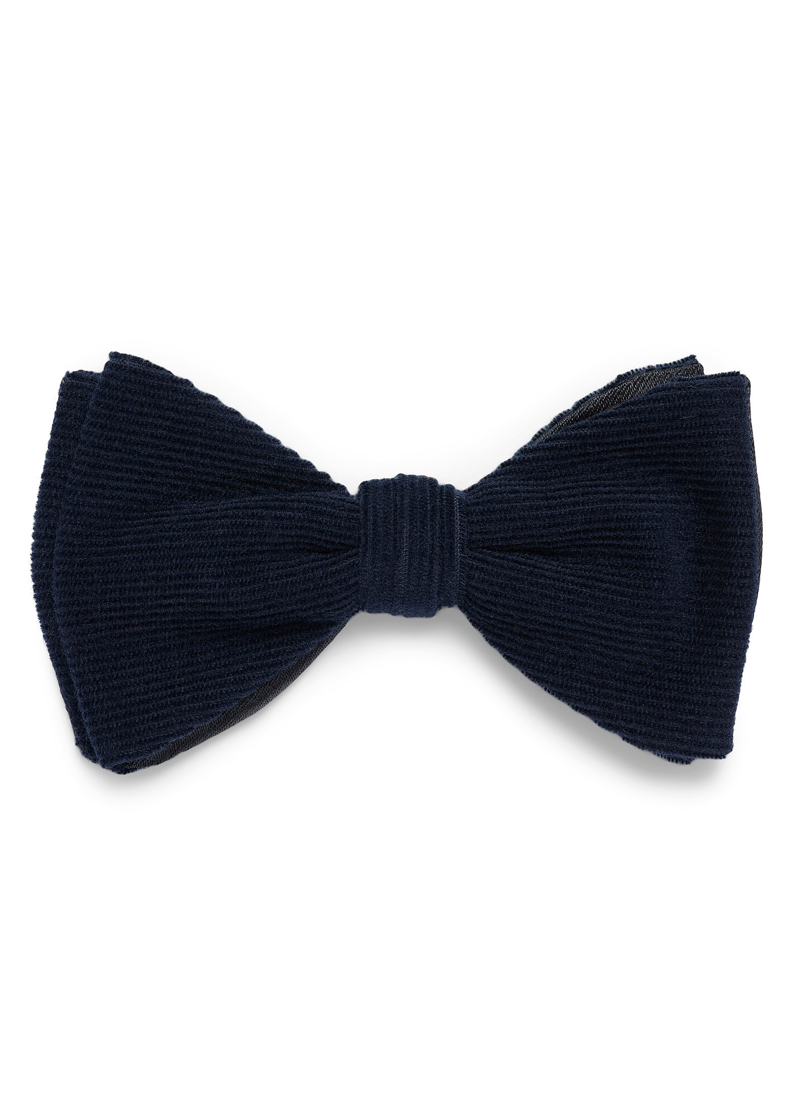 Le 31 - Men's Soft velvet bow tie (Men, Blue, ONE SIZE) | Square One