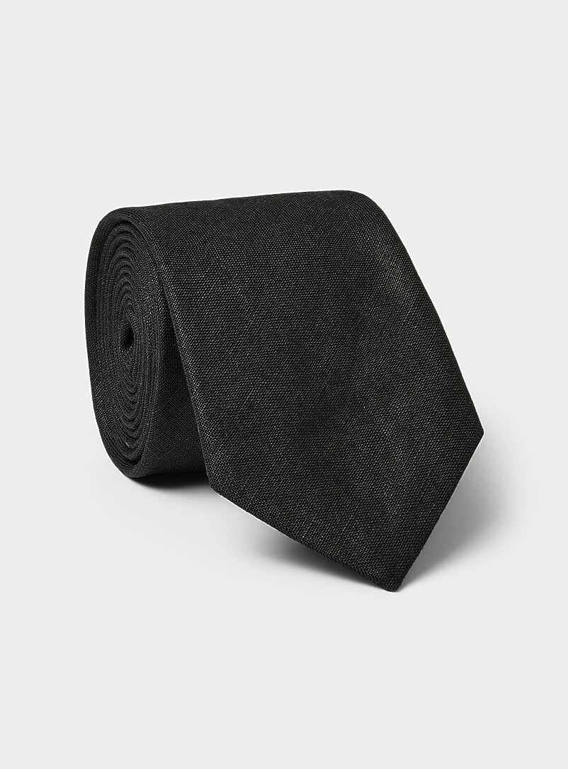 Solid Pure Linen Tie Exclusive Collection From Italy