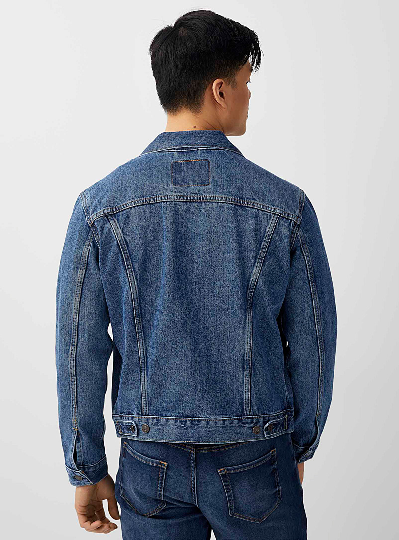 Levi's Sapphire Blue Trucker jean jacket for men