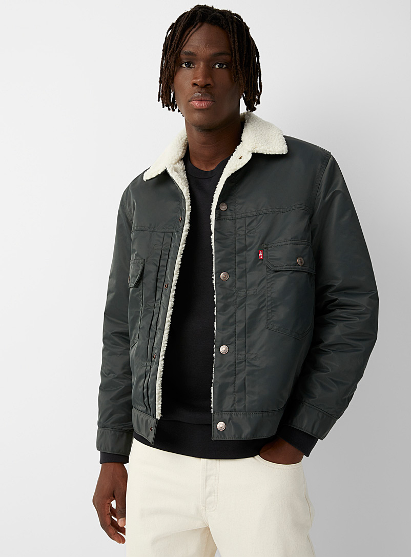 Sherpa-collar worker jacket | Levi's | Shop Men's Jackets & Vests Online |  Simons
