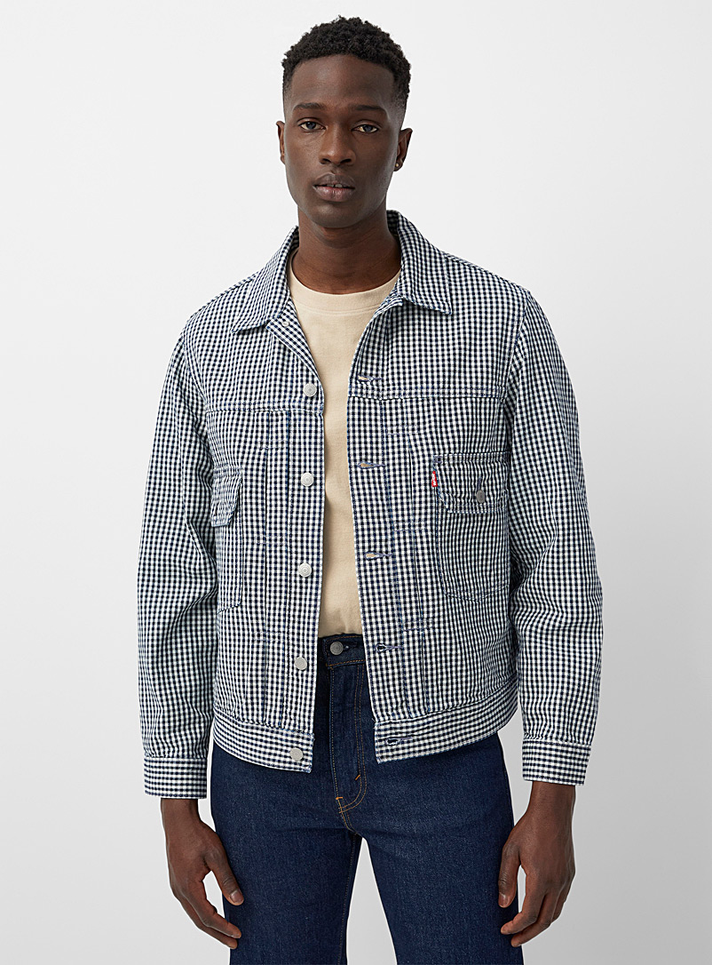 Trucker gingham jacket | Levi's | Men's Denim Jackets & Jean Jackets ...