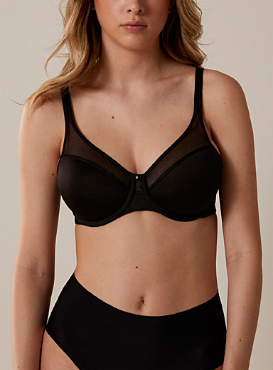 Wonderbra: Le couvrant spacer maintien total Noir pour femme