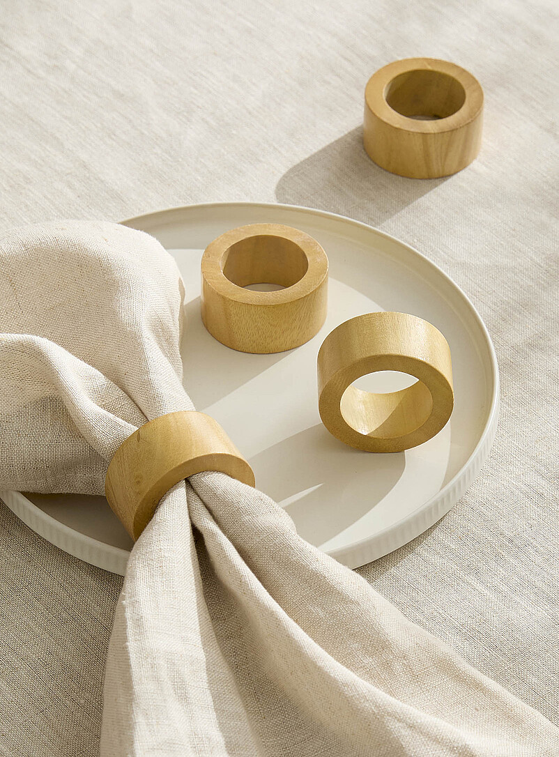 Wooden Napkin Rings