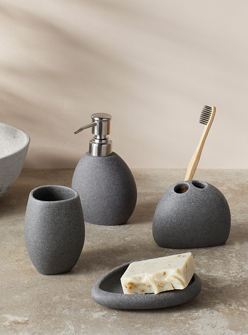 Simons Maison Grey Urban pebble-shape accessories