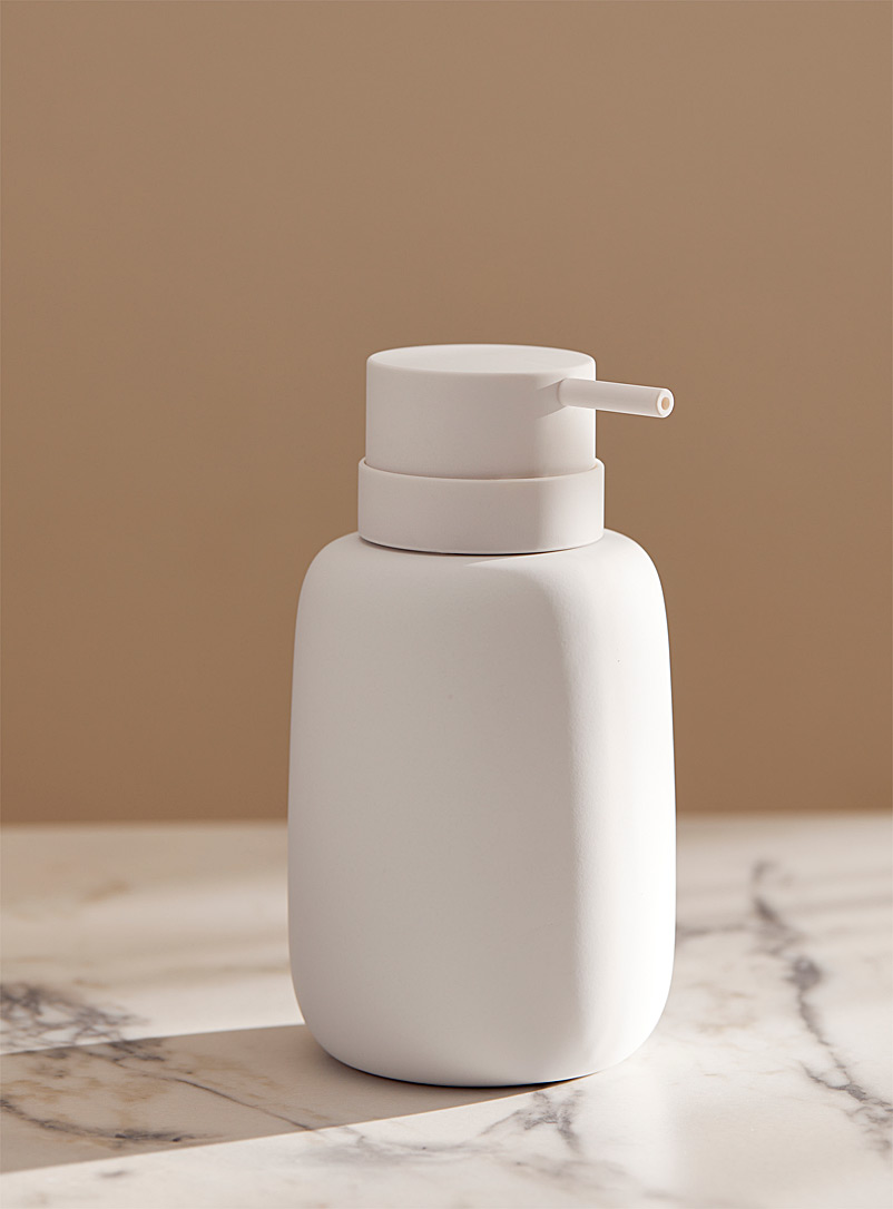 Simons Maison White White ceramic soap pump
