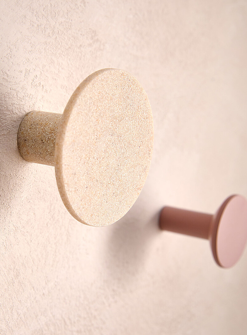 Simons Maison: Les crochets muraux circulaires assortis Ensemble de 4 Assorti