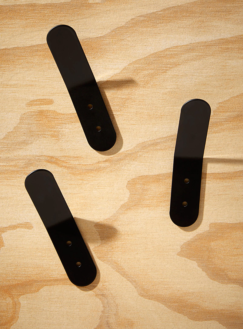 Black wall hooks Set of 3 product image 2
