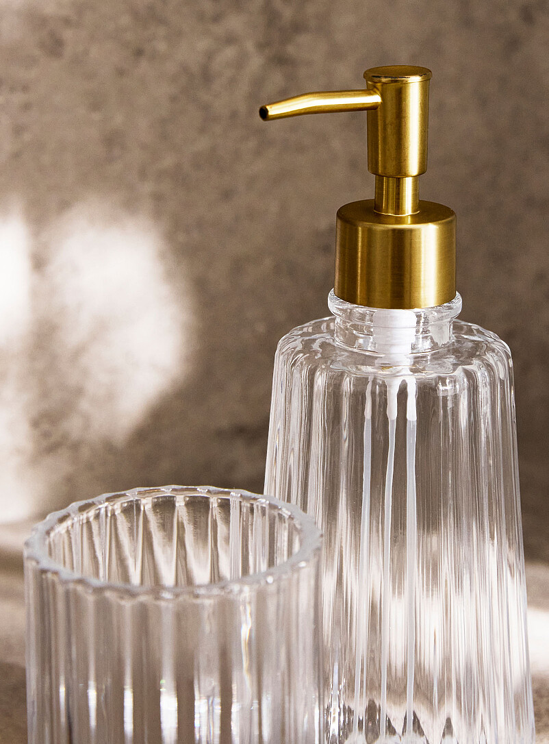 Gold-accent glass accessories product image 2