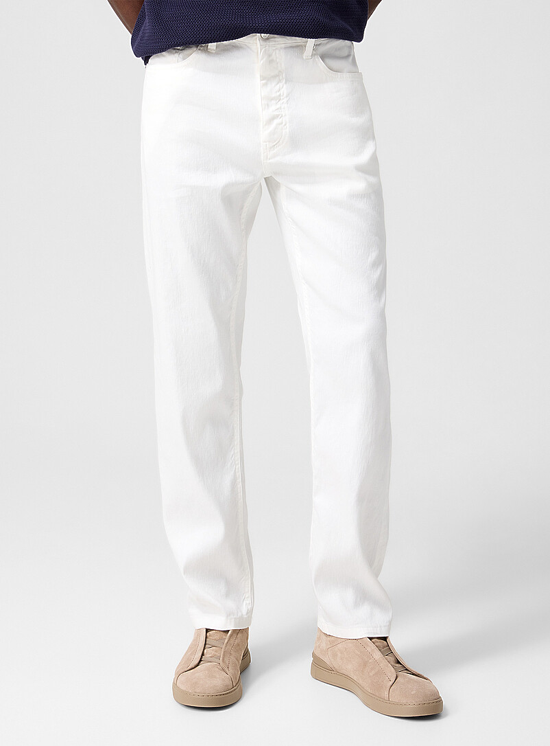 Roccia cotton-linen fitted jean product image 2