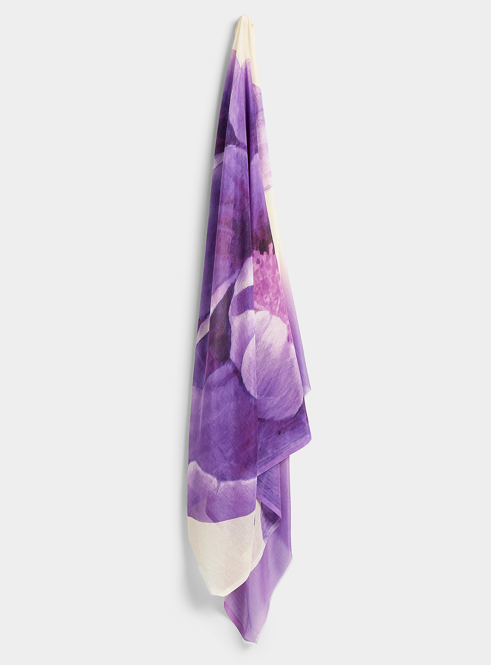 Moment by moment - Women's Pastel lotus lightweight scarf