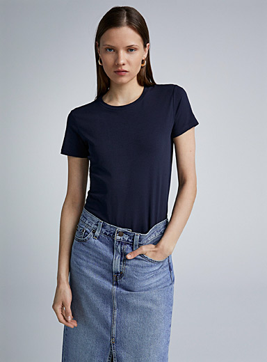 Le t-shirt carré coton recyclé, Twik, T-shirts de base pour Femme