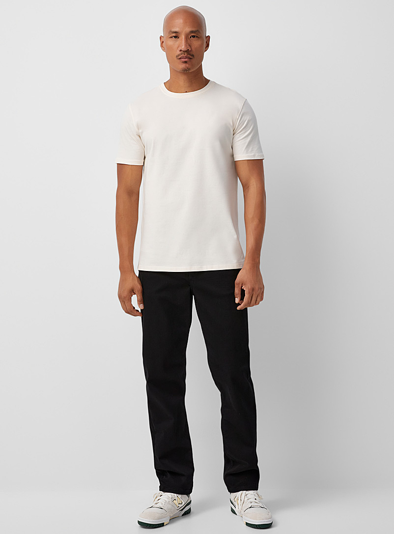 Le 31 White 100% organic cotton crew-neck T-shirt <b>Standard fit</b> for men