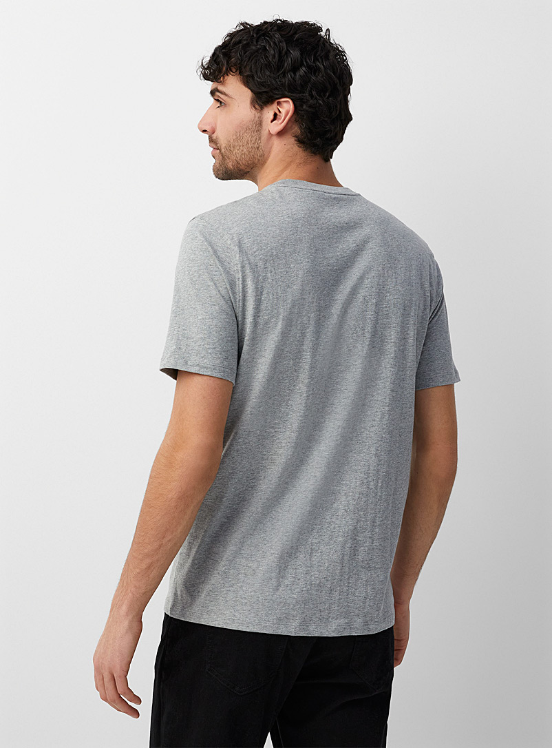 Le 31 White 100% organic cotton crew-neck T-shirt <b>Standard fit</b> for men