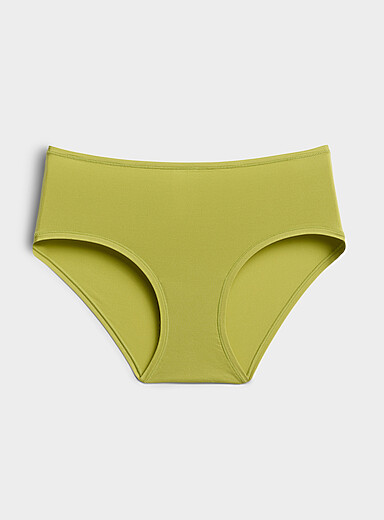 Miiyu: La classique microfibre unie Nylon recycl&eacute; Vert pistache - Menthe pour femme