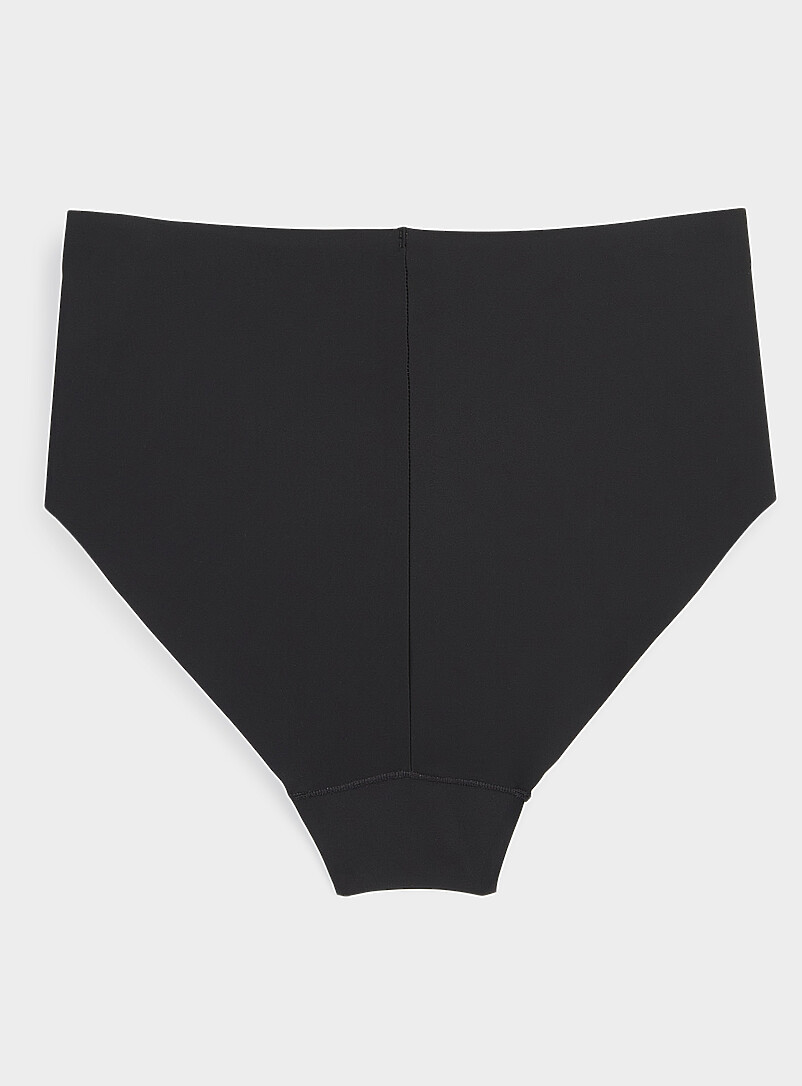 Miiyu: La cheekie taille haute coupe&eacute; laser Nylon recycl&eacute; Brun clair pour femme