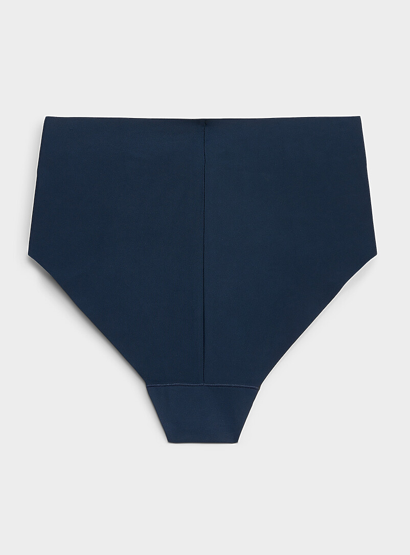 Miiyu: La cheekie taille haute coupe&eacute; laser Nylon recycl&eacute; Brun clair pour femme
