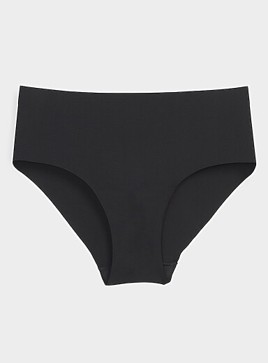 Miiyu: Le bikini coup&eacute; laser extensible Nylon recycl&eacute; Noir pour femme