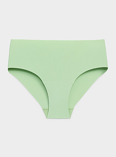 Stretch Laser-cut bikini panty Recycled nylon