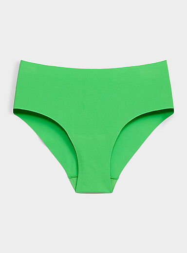 Miiyu Green Stretch Laser-cut bikini panty Recycled nylon for women