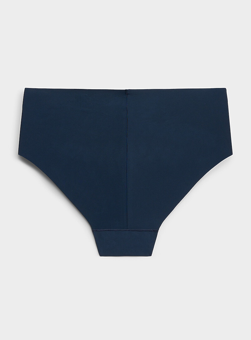 Miiyu: Le bikini coup&eacute; laser extensible Nylon recycl&eacute; Beige - Gr&egrave;ge pour femme