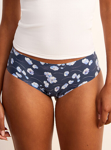 Stretch Laser-cut bikini panty Recycled nylon
