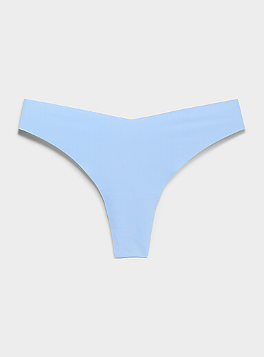Dense laser-cut thong Recycled nylon