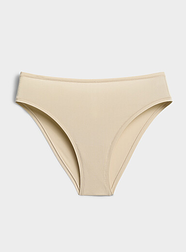 Ultra-soft stretch high-cut cheeky panty Recycled nylon