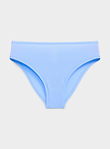 Miiyu: La cheekie &eacute;chancr&eacute;e ultradouce extensible Nylon recycl&eacute; Bleu pour femme