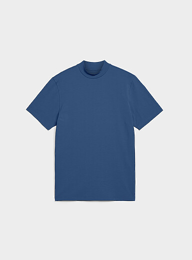 Mock-neck T-shirt Standard fit | Le 31 | Shop Men's Short Sleeve