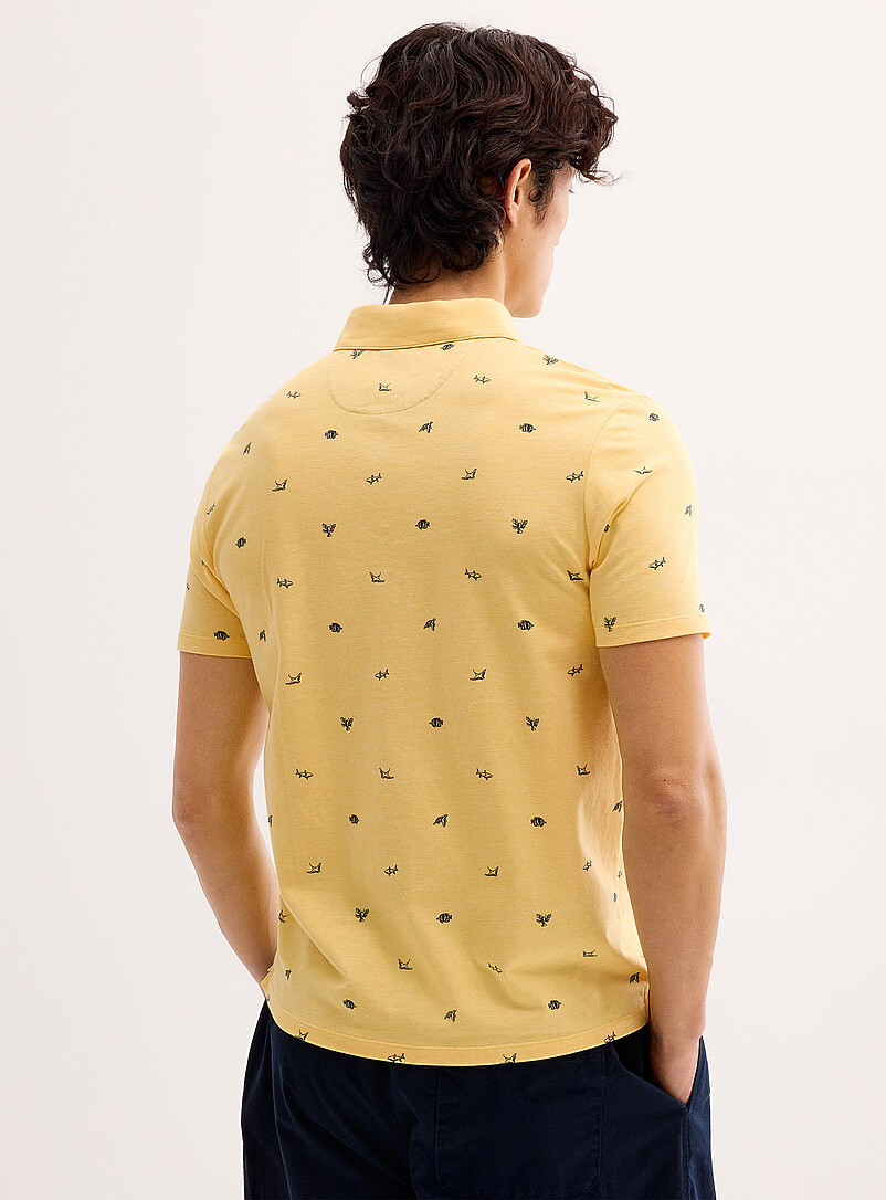 Le 31 Pearly Optical stripe mini-pattern polo <b>Standard fit</b> for men