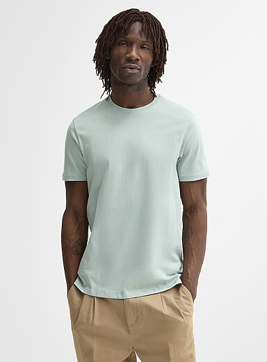 T-shirt Manches Longues B&C - Col Rond Uni - Coton Ringspun Doux - Tailles S à 4XL Neuf