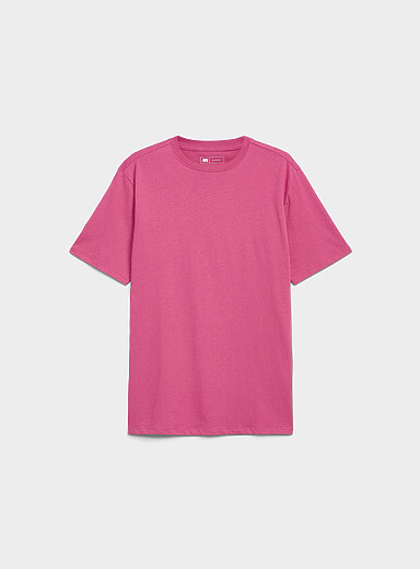 Colourful 100% organic cotton crew-neck T-shirt <b>Standard fit</b>