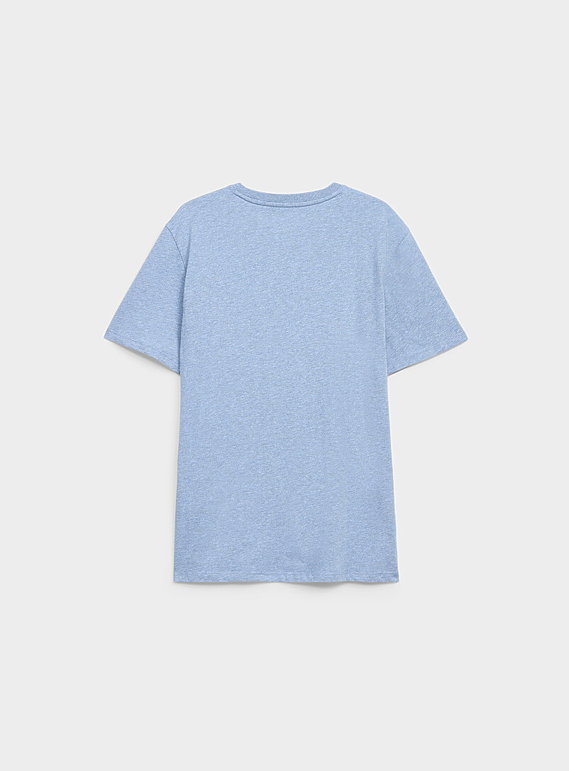 Le 31: Le t-shirt col V <b>Coupe standard</b> Blanc pour homme