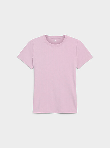 Le t-shirt coton bio uni <b>Coupe ajust&eacute;e</b>
