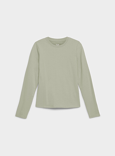 Organic cotton long-sleeve T-shirt <b>Slim fit</b>