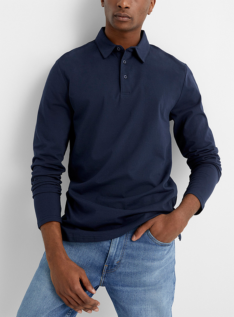 Le 31 Assorted Stretch organic cotton polo for men