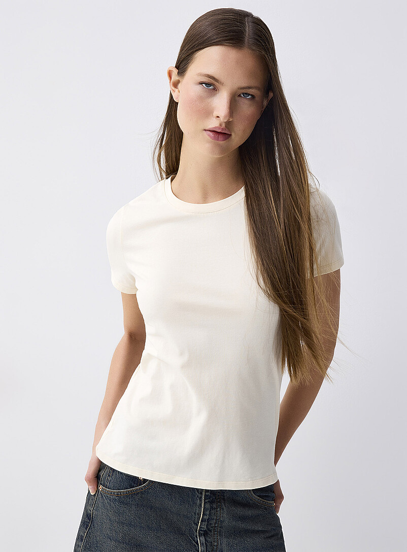Lightweight jersey crew-neck tee Slim fit product image (primary)