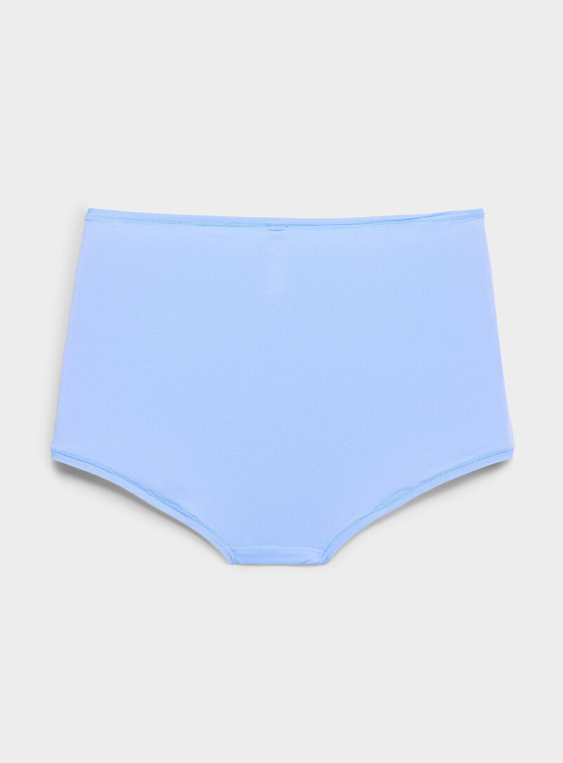 Plain microfibre boyshort Recycled nylon product image 2