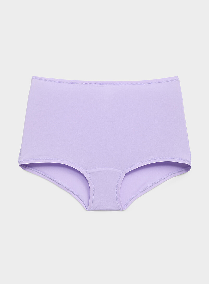 Plain Microfibre Boyshort Recycled Nylon