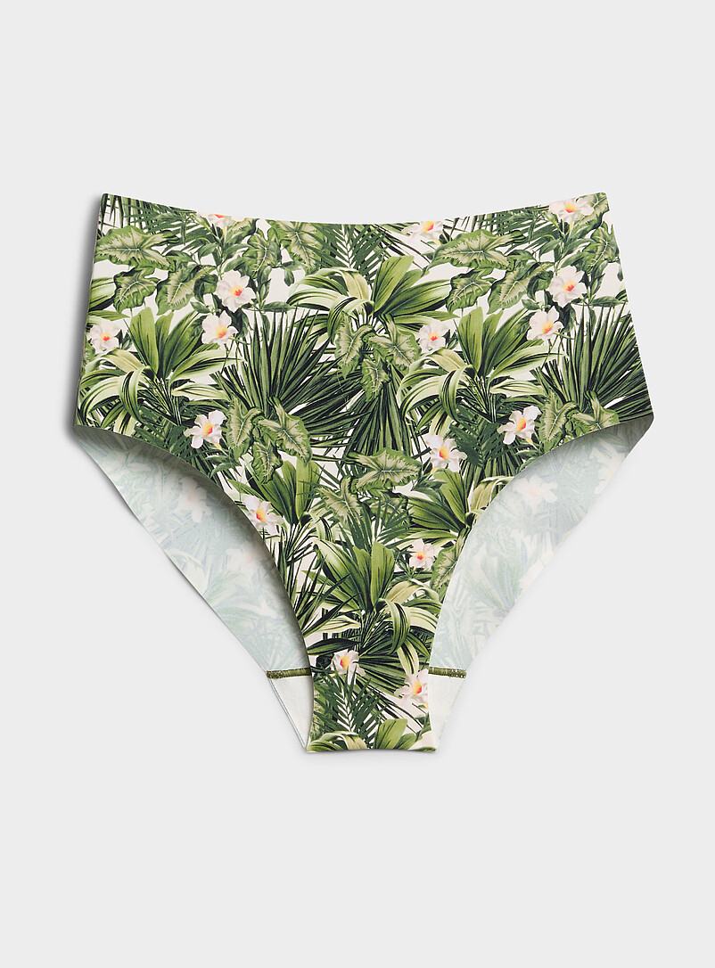 Laser-Cut High-Waist Cheeky Panty Recycled Nylon